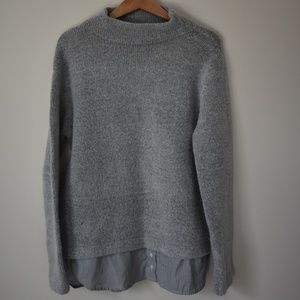 Atmosphere Layered Long Sleeve Sweater & Blouse